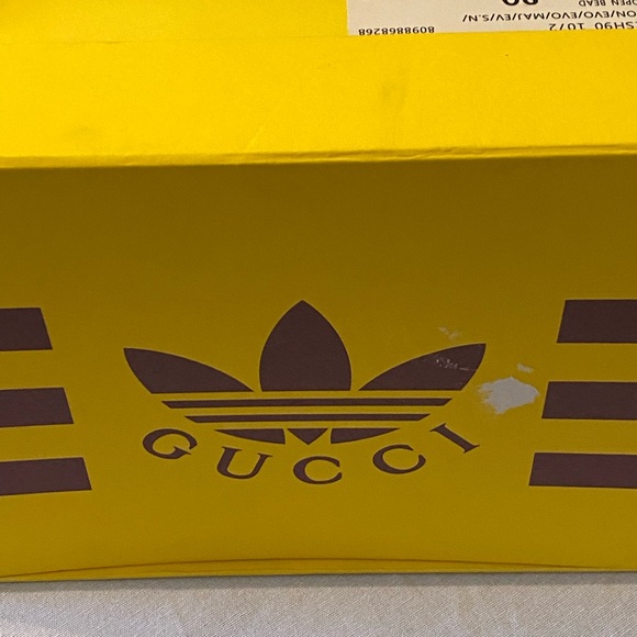 Adidas X Gucci Pink and Gold Sneakers Evolution - Picture 1 of 5